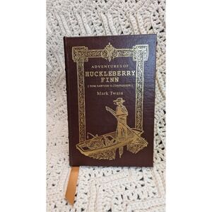 Easton Press Adventures of Huckleberry Finn Mark Twain Leather Collector Edition